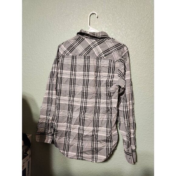 Mens 1775 small grey button up shirt - Picture 6 of 7